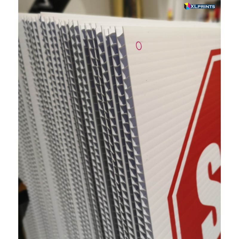 10mm WHITE COROPLAST - direct print